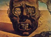 salvadore dali The Face of War oil